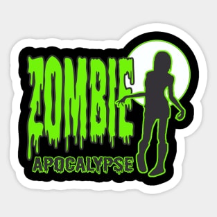 Zombie Apocalypse Graphic Sticker